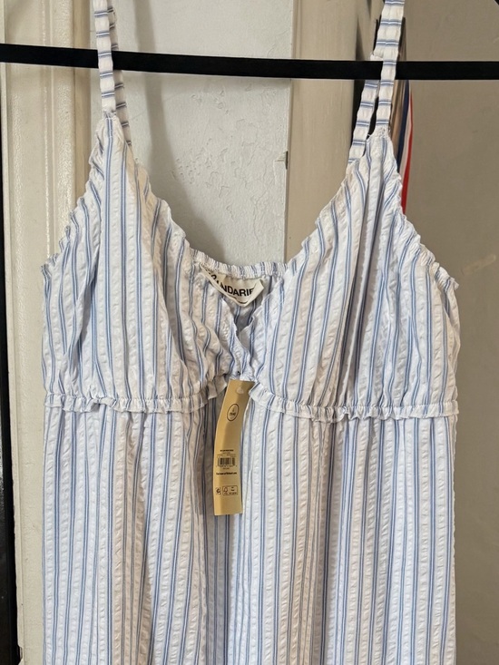 No Boundaries Dresses & Skirts - No Boundaries Blue and White Striped Cotton Chemise
